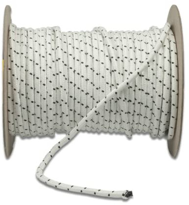 Mondo Viro Rotolo multiuso di fune elastica bobina corda in nylon con segnalino (Ø 12 mm x 200 mt)