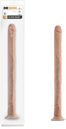 Blush Novelties Dr. Skin – 19 Zoll extra langer Riesendildo mit starker Saugnapfbasis – kein Dildo