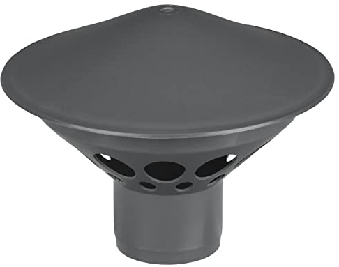 Vent Cowl 50mm Waste Pipe Terminal Valve Soil Pipe Air Vent Mushroom Vent Cap Grey