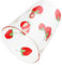 CIYODO 1pièce Tasse Transparent Avec Motif Fraise Mug à Jus Café Thé Et Lait Pour Maison Et Bureau