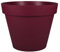 EDA Toscana - Maceta Redonda (60 cm de diámetro, 76 L, 59 x 47 cm), Color Rojo Burdeos