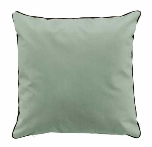 MACOSA U172298 Outdoorkissen Salbei Grün 40 x 40 cm od. 30 x 50 cm Dekokissen Outdoor Garten Kissen wasserdicht modern Gartenkissen inkl. Füllung Außen (40 x 40 cm)