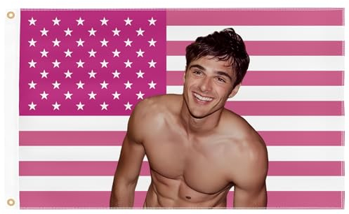 RonningStar Jacob Elordi Flagge Jacob Elordi Amerikanische Flagge, lustige Flagge zum Aufhängen, Poster, 90 x 152 cm, Flagge für Studentenwohnheim, Wohnzimmer-Dekoration