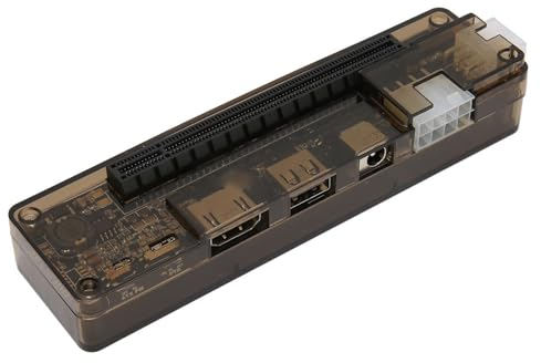 Yunir External Graphics Card Dock, MINI PCIE Laptop External Independent Video Card Dock, with 6PIN 8PIN Connector, for Engineering Measurement GPU Computing (MINI PCI-E)