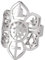 Verstellbarer Ring mit Lotusblüte, Om, Kreuz, Islam, Stern, Mond, Davidstern, Yin Yang, Yoga-Ring für Frauen, Mädchen, religiöser Schmuck, Geschenk, Edelstahl
