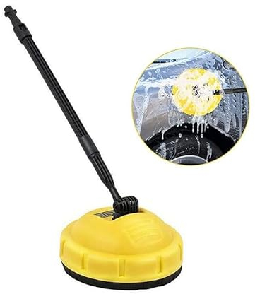 Nettoyeur Haute Pression Brosse Rotative pour Nettoyeur Haute Pression pour Nettoyer Les Surfaces D'allée Terrasses Portes De Garage Allées - Outils De Nettoyage pour Karcher K2-K7 (1 pièce)