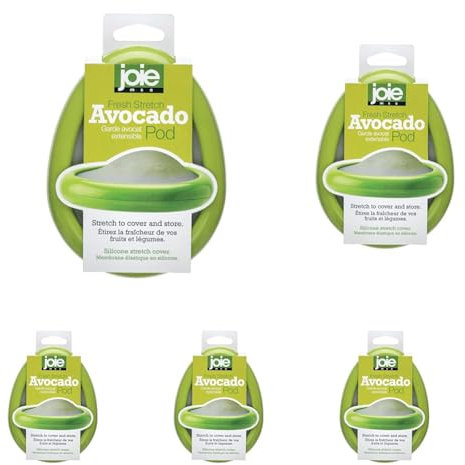 Joie Kitchen Gadgets 35033 Storage Pod, Silicone, Green (Pack of 5)