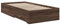 vidaXL Bettgestell, Bett mit Schubladen, Bettrahmen mit Sperrholzlatten, Einzelbett für Schlafzimmer, Schubladenbett, Braun Eichen-Optik 90x190cm Holzwerkstoff