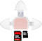 AVCXEC Lector Multifuncional 4 En 1 Para Tarjetas SD TF, USB C, Universal Para MacBook, Windows, Android, Tabletas (Oro Rosa)