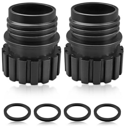 2Pcs Quick Connect Sodas Bottles Adapter Fit for Terra Art OneTouch 0.7L Stream Soda Machine, Crystal Glass Quick Bottle Cylinder Refill Connect Cap, CO2 Quick Adapter Soda Maker Valve Accessories