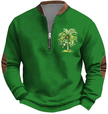 Weihnachts Tshirt Herren 3D Druck Lustige Funky Sweatshirt Langarmshirt Strickpulli Weihnachtsbaum Motiv Langarm Tshirt Personalisiert Weihnachtsoutfit Merry Christmas Jumper