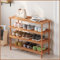 AKH HOUSEWARE 4 Tier Shoe Rack Shoe Storage Rack Bamboo Wooden Rack Storage Strong & Sturdy Stylish Shoe Organizer Bench For Home, Office & More (4 Tier Shoe Rack)