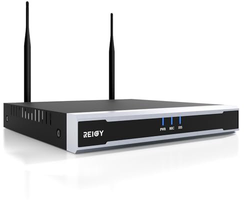 REIGY 16CH WiFi NVR, solo compatible con cámaras, puede conectar hasta 16 cámaras