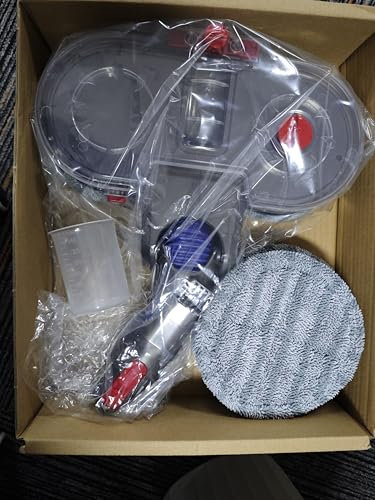 Testa di Mocio Elettrico per Dyson V7/V8/V10/V11/V15/Gen5 Aspirapolvere, Lavapavimento per Dyson con Serbatoio dell'acqua Rimovibile e 10 lavapavimenti