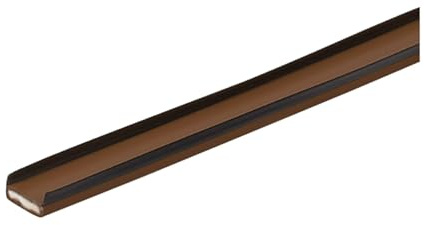 cyclingcolors Joint coupe-feu en matériau intumescent, pare fumée protection acoustique, porte meuble entrée secours, largeur 15mm marron foncé