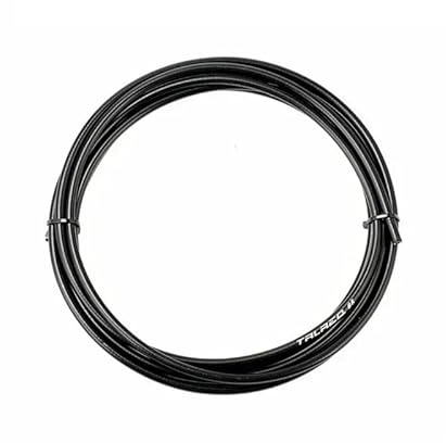 LCUVIMPEX Elektrisches Fahrrad mit Daumen, Fahrrad Brems- und Schaltzüge 5mm Bremse 4mm Schaltung 3m Universal Set Multicolor(Shift Cable-Black)