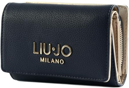 Liu Jo Porte-Monnaie Caliwen ECS Trifold Dress Blue Bleu Marine