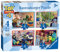 Ravensburger Disney Toy Story 4 – Puzzle 4 dans une boîte (12, 16, 20, 24 pièces) pour enfants à partir de 3 ans