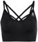 Odlo Damen Low Support Sport BH, Black - Grey Melange, M EU