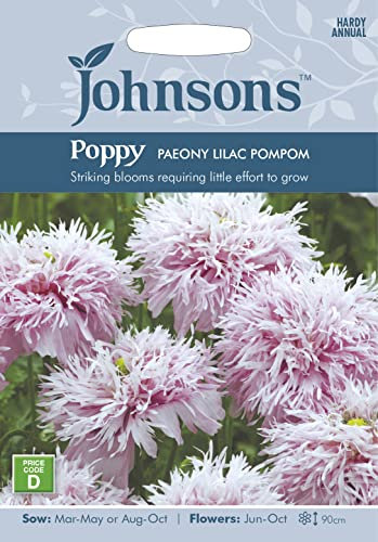 UK/JO-Poppy Paeony Lilac Pompom