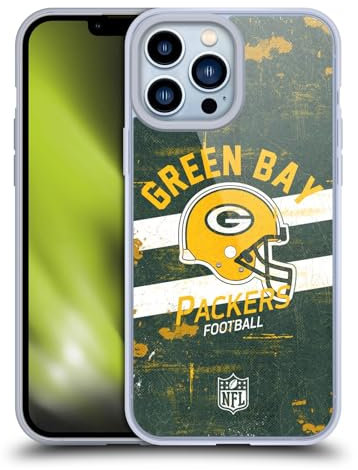 Head Case Designs Offizielle NFL Helm Verzweifelt Green Bay Packers Logo Art Gel Handyhülle Hülle [Militärischer Schutzgrad] Kompatibel mit Apple iPhone 13 Pro Max