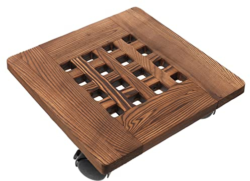 Cabilock Zimmerpflanzen Pflanzenuntersetzer Blumentopf Pflanzenroller Rollbrett Gef??Roller Pflanzentopf Kübelroller Pflanzgef?? Untersetzer für Garten Weihnachten Untersetzer Blumentopf