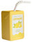 Tassety 1 x dekorative Vase aus Kunstharz, Vintage-Stil, Orange, Saft, Tisch, Gelb