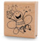 NEWSTAMPS Stempel Grinse-Bienchen Motivstempel groß aus Holz & Gummi zum Karten und Geschenke basteln, Holzstempel für Tiere, Tierstempel, Honig, Blütenstaub, Scrapbook, Textilstempel, Deko, Kinder