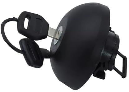 Bohaner Tankdeckel Kraftstoffbehälter Tankverschluss mit Schloss und 2 Schlüssel Tankverschlussdeckel für Renault Master II, Clio, Kangoo, Trafic, für Benzin und Diesel Fahrzeuge 7701471585