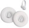 ZWWOGE Par de almohadillas para auriculares JBL Tune600 T500BT T450 T450BT JR300BT, (no aptas para Tune600 btnc) con espuma viscoelástica, diseño ergonómico - 70 mm (cuero proteico plisado-blanco)