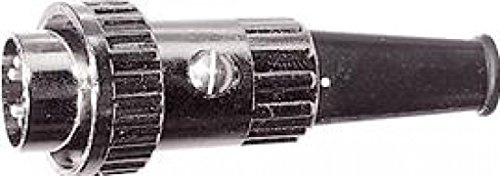 5 Pin 180 Deg Locking Din Plug, Nickel