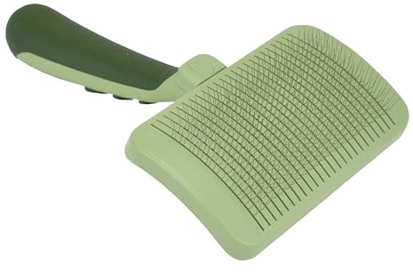 Coastal Pet Safari Zupfbürste Hund selbstreinigend, Hundebürste, M | Stifte per Knopfdruck einfahren und Haare abnehmen – löst Knoten, Matten und reduziert den Haarausfall.