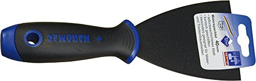 Haromac Malerspachtel 40 mm mit Teflonbeschichtung und 2-Komponenten-Griff, 10047040SB