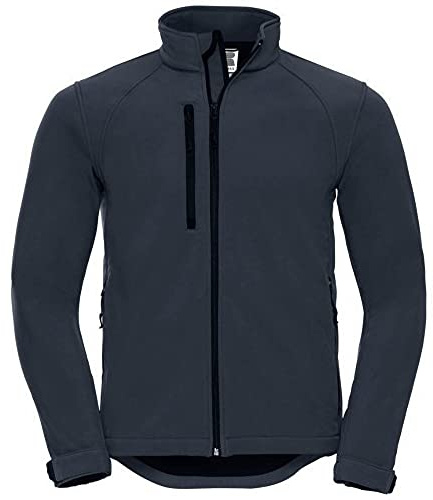 Russell Mens Water Resistant & Windproof Softshell Jacket (L) (French Navy)