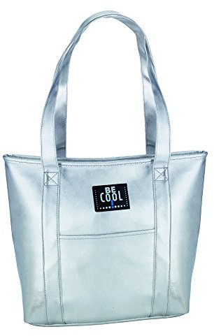 BE CooL Designkühltaschen T-140 Shopper, S, Silber