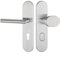 Hermat ZT-Schutz-Wechsel-Garnitur 1802 - Basic 02 | 72mm | mit Zylinderabdeckung | Türstärke 37-50mm | Edelstahl matt |