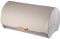 Klausberg STAHL BROTBOX BROTKASTEN KB-7271 Edelstahl Emaile Silber/Beige