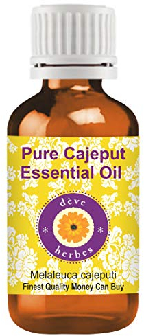 Deve Herbes reines ätherisches Cajeput-Öl (Melaleuca cajeputi) 100% natürliche therapeutische Qualität dampfdestilliert 30ml (1.01 oz)