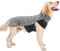 LIVACASA Hundemantel Winddicht Warm Hundejacke Gepolstert Wasserabweisend Wintermäntel Winterjacke für Hunde Reflektierend Bauchschutz Mit Leineloch Winter Hundewintermantel Grau 3XL