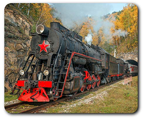 Steam Train Railway Mouse Mat Pad Computer PC Laptop Gaming Office Home Desk Accessory Gadget 2177
