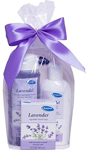 Kappus Geschenkset Lavendel 3-teilig verpackt