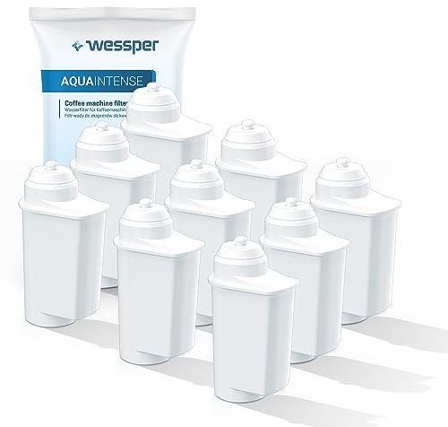Wessper Wasserfilter Kartusche 9 Stücke TZ700D3, 467873, 575491, Brita Intenza Filter für Kaffeevollautomaten | Kompatibel mit Siemens EQ 6,9, TI305206RW, Bosch TCZ7003 TCZ-7003 TCZ7033