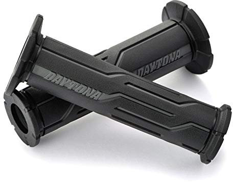 DAYTONA cp.manopole GGD-LINE, 22,2mm, 125mm, finale aperto, grigio