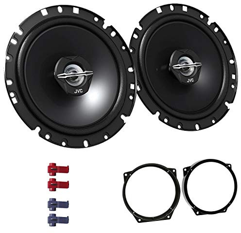 JVC CS-J1720X Lautsprecher mit Einbauset passend für MINI Mini R50 R53 2001-2006 Türen vorne 600 W 170mm 2 Wege Koax