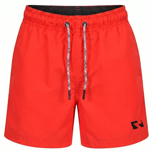 RIPT Jungen Essentials Quick Dry UV 50 Sonnenschutz Badeshorts Badehose, Rot, 7-8 Jahre
