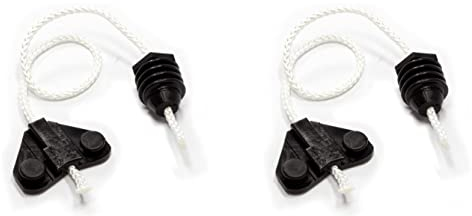 MIRTUX Kit de 2 Bisagras de Cuerda para Puertas de Lavavajillas Compatible con Fagor, Edesa, Brant, Aspes, General Electric - Cuerda Tensora para Edesa - Recambios de Bisagras para Fagor