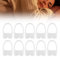 Sonew 10pcs Mundschutz zum Zähneknirschen, Nachtwächter Gummi Sportschutz Mundschutz für Verbessert die Schlafqualität, Mundschutz Zur Verhinderung von Zähneknirschen