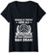 Damen Beachvolleyball Volleyballer - Volleyball Spruch Volleyball T-Shirt mit V-Ausschnitt