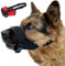 CollarDirect Maulkorb – Verstellbarer, weicher, atmungsaktiver Nylon-Mundschutz für kleine, mittelgroße und große Hunde, Anti-Kauen, Bellen und Beißen (Schwarz, L/XL)