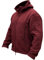 TACVASEN Herren Fleecejacke Military Outdoor Winddichte Jacke mit Kapuze, Gr. L, Weinrot